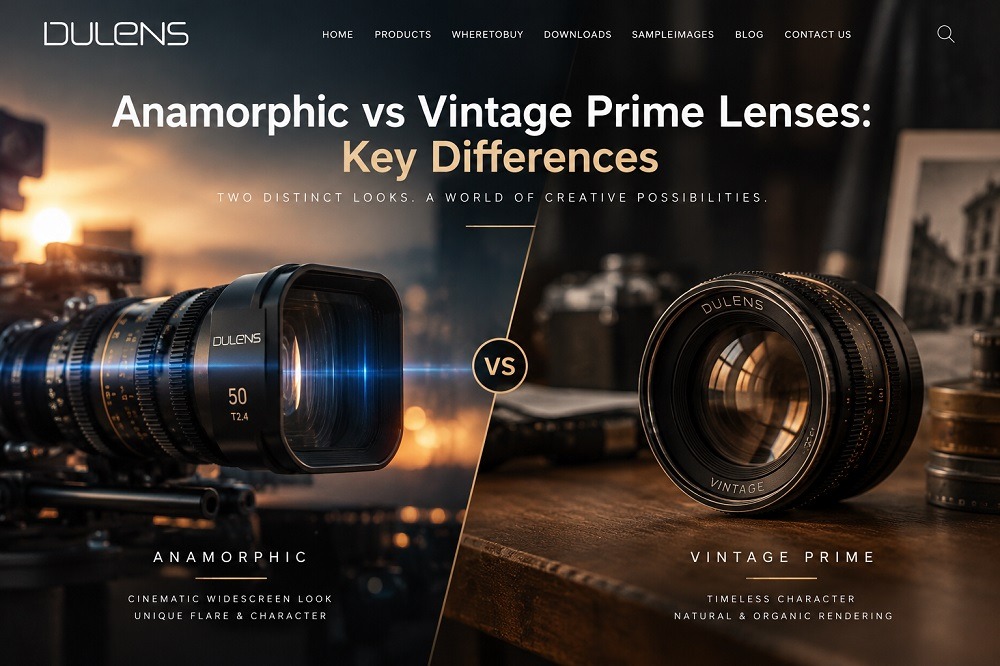 Anamorphic vs Vintage Prime Lenses